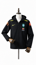 2526 Brazilian Black Hooded Jacket