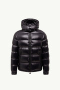 Mon*ler hooded down jackets feature NFC