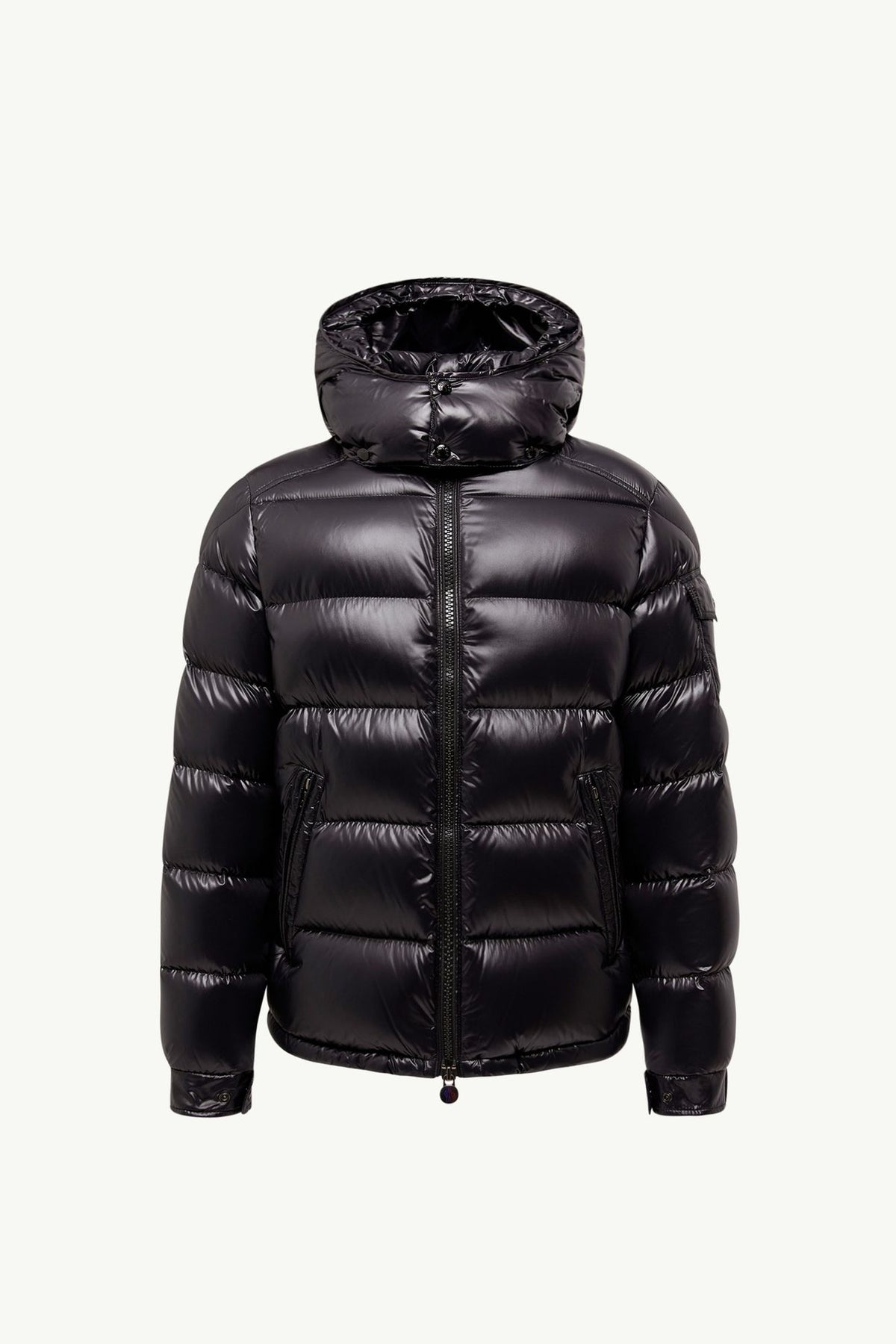 Mon*ler hooded down jackets feature NFC